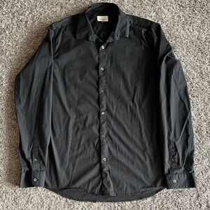 Society Charcoal Casual Button Down Shirt